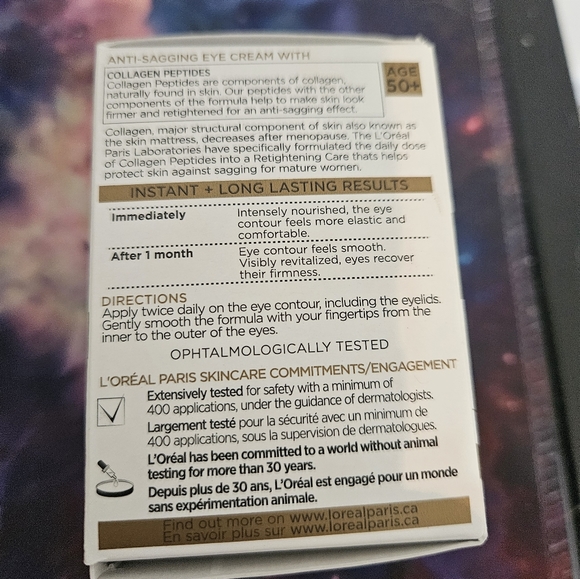 L'Oreal Age Perfect collagen expert anti-aging eye cream - Picture 2 of 2